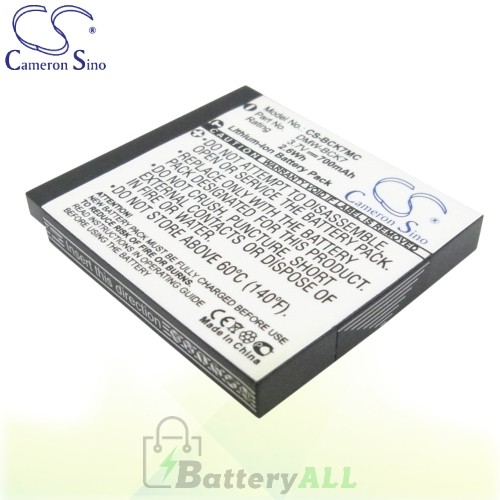 CS Battery for Panasonic Lumix DMC-FH6S / DMC-FH6Y / DMC-FH8S Battery 700mah CA-BCK7MC