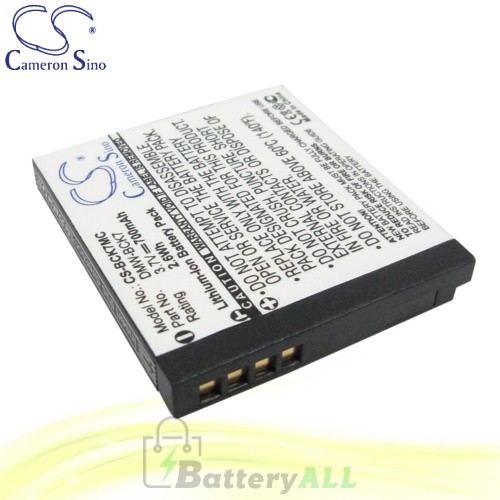 CS Battery for Panasonic Lumix DMC-FP7K / DMC-FP7N / DMC-FP7P Battery 700mah CA-BCK7MC