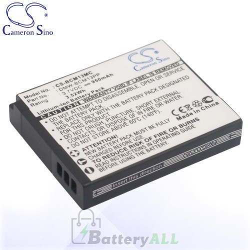 CS Battery for Panasonic DMW-BCM13E / DMW-BCM13PP Battery 950mah CA-BCM13MC