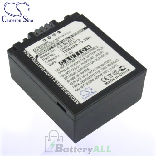 CS Battery for Panasonic DMW-BLB13 / DMW-BLB13E / DMW-BLB13GK Battery 1250mah CA-BLB13