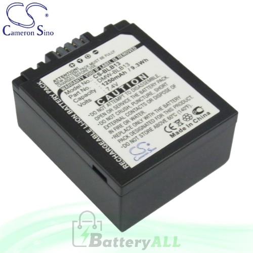 CS Battery for Panasonic Lumix DMC-GH1KEB-R Battery 1250mah CA-BLB13