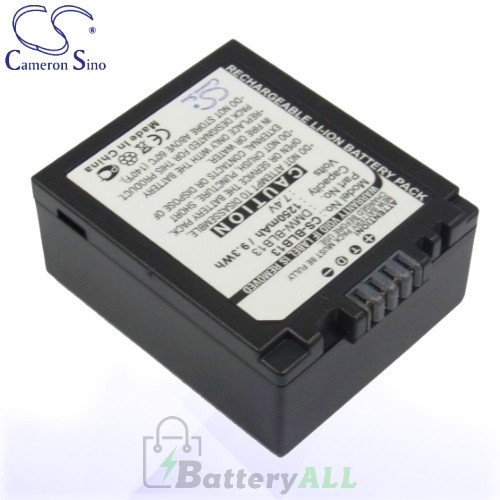CS Battery for Panasonic DMW-BLB13PP / Lumix DMC-G1 SLR Battery 1250mah CA-BLB13