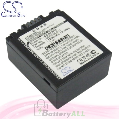 CS Battery for Panasonic Lumix DMC-G1KEG-K / DMC-G1KEG-R Battery 1250mah CA-BLB13