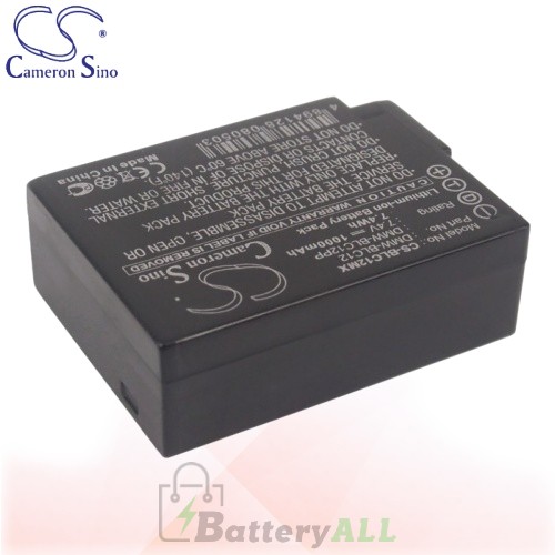 CS Battery for Panasonic Lumix DMC-GH2S / DMC-GX8KBODY Battery 1000mah CA-BLC12MX