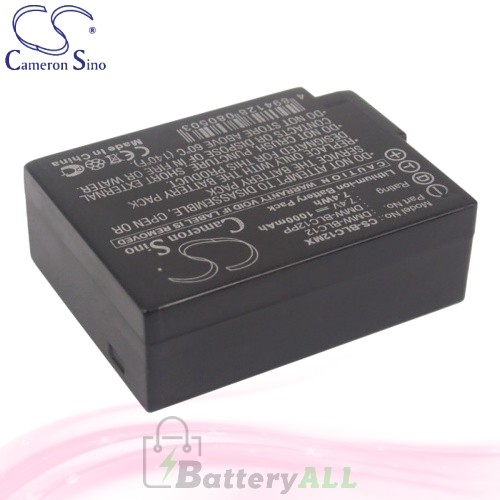 CS Battery for Panasonic Lumix DMC-G81 / DMC-GH2GK Battery 1000mah CA-BLC12MX