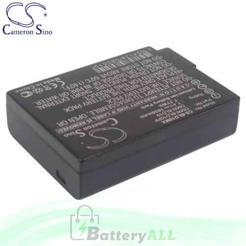 CS Battery for Panasonic Lumix DMC-GF2P / DMC-GF2R Battery 1050mah CA-BLD10MX