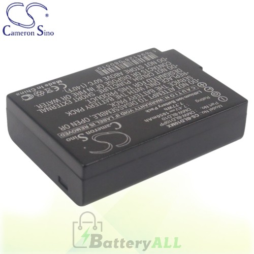 CS Battery for Panasonic Lumix DMC-GX1EF-K / DMC-GX1GK Battery 1050mah CA-BLD10MX