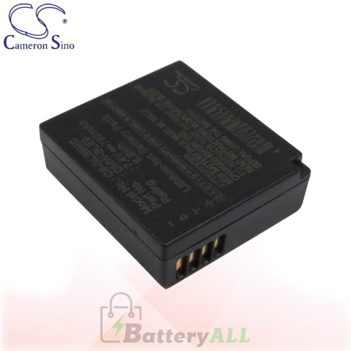 CS Battery for Panasonic Lumix DMC-S6 / DMC-S6K / DMC-GF6X Battery 750mah CA-BLE9MC