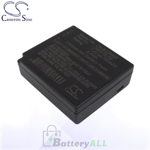 CS Battery for Panasonic Lumix DMC-GF3 / DMC-GF3C / DMC-GF3CK Battery 750mah CA-BLE9MC