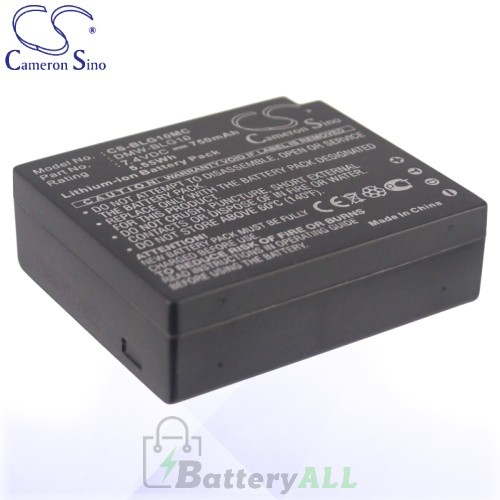 CS Battery for Panasonic Lumix DMC-GF6 / DMC-GF6K / DMC-GF6R Battery 750mah CA-BLG10MC
