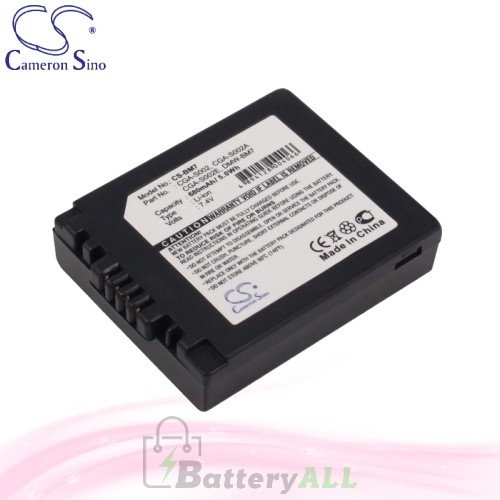 CS Battery for Panasonic DMC-FZ3GN / DMC-FZ3PP / DMC-FZ4 Battery 680mah CA-BM7