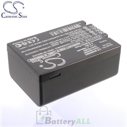 CS Battery for Panasonic Lumix DMC-FZ40 / DMC-FZ40GK Battery 750mah CA-BMB9MC