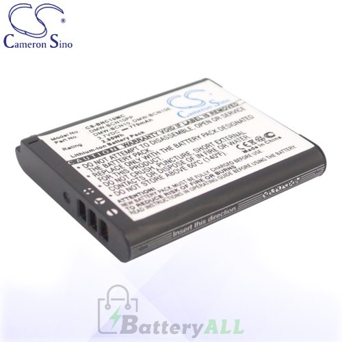 CS Battery for Panasonic DMW-BCN10 / DMW-BCN10E Battery 770mah CA-BNC10MC