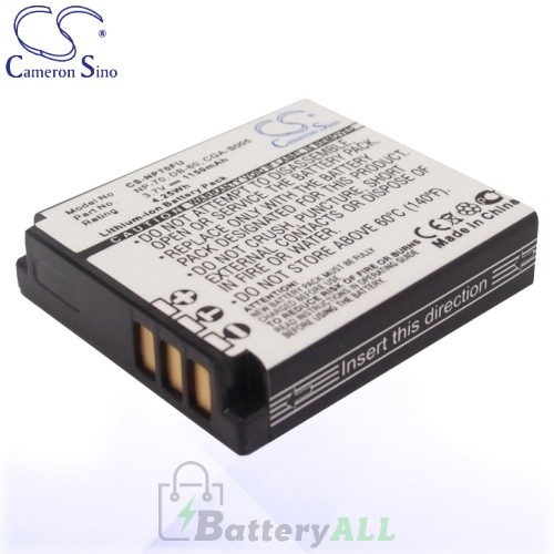 CS Battery for Panasonic CGA-S005 / CGA-S005A / CGA-S005A/1B Battery 1150mah CA-NP70FU