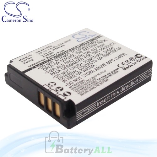 CS Battery for Panasonic Lumix DMC-FX9-K / DMC-FX9-R Battery 1150mah CA-NP70FU