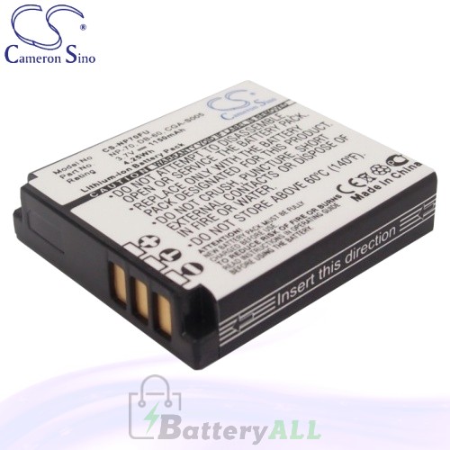 CS Battery for Panasonic Lumix DMC-FX12EB-K / DMC-FX12EG-K Battery 1150mah CA-NP70FU