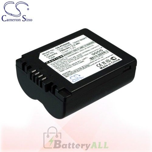 CS Battery for Panasonic Lumix DMC-FZ8 / DMC-FZ8EB-K Battery 750mah CA-PDS006