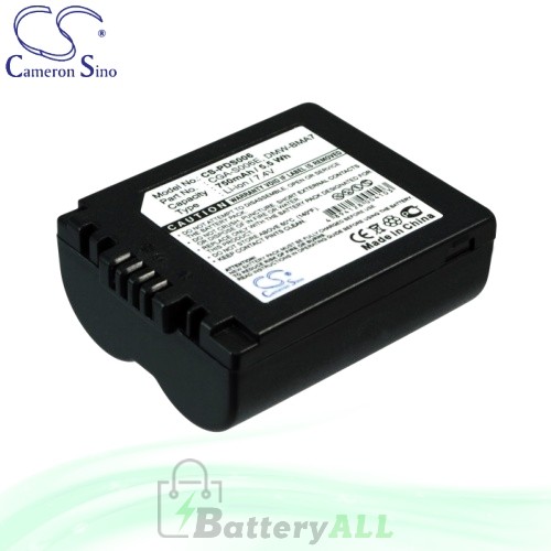 CS Battery for Panasonic Lumix DMC-FZ18EG / DMC-FZ30EG-S Battery 750mah CA-PDS006