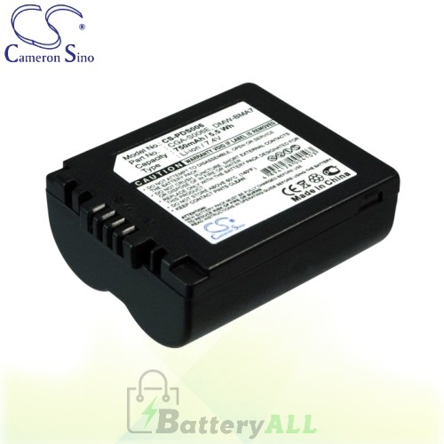CS Battery for Panasonic Lumix DMC-FZ28GK / DMC-FZ28K Battery 750mah CA-PDS006
