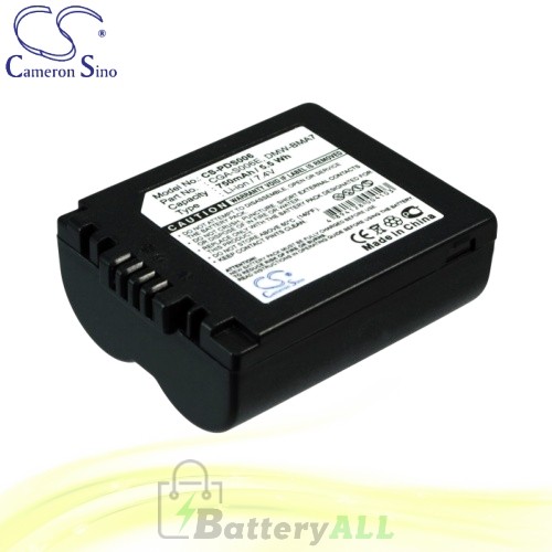 CS Battery for Panasonic Lumix DMC-FZ30PP / DMC-FZ30-S Battery 750mah CA-PDS006
