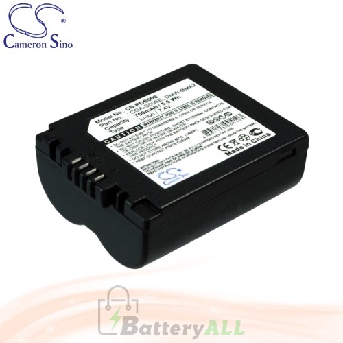 CS Battery for Panasonic Lumix DMC-FZ50EE-S / DMC-FZ50EF Battery 750mah CA-PDS006