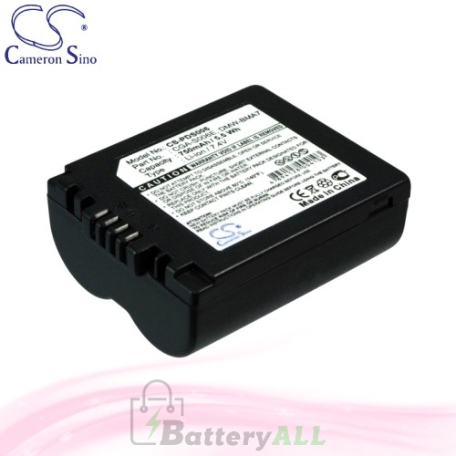 CS Battery for Panasonic Lumix DMC-FZ7EB-K / DMC-FZ7EB-S Battery 750mah CA-PDS006