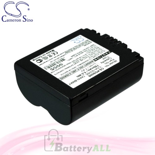 CS Battery for Panasonic Lumix DMC-FZ7EF-K / DMC-FZ7EF-S Battery 750mah CA-PDS006