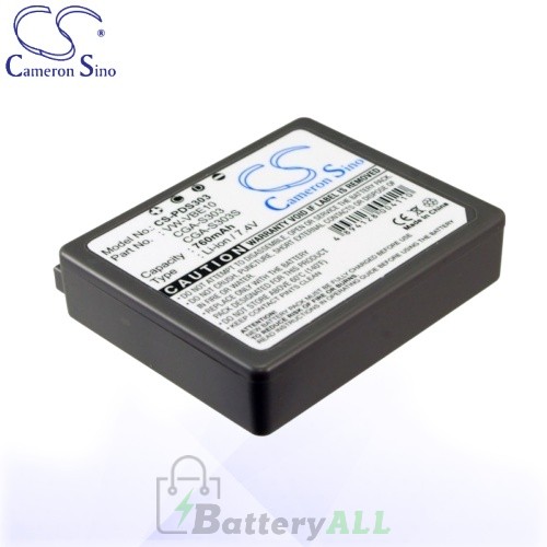 CS Battery for Panasonic SDR-S100EG-S / SDR-S100E-S Battery 760mah CA-PDS303