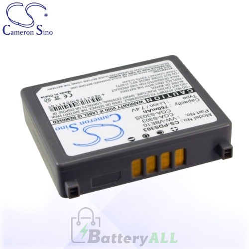 CS Battery for Panasonic SDR-S150 / SDR-S150EB-S Battery 760mah CA-PDS303