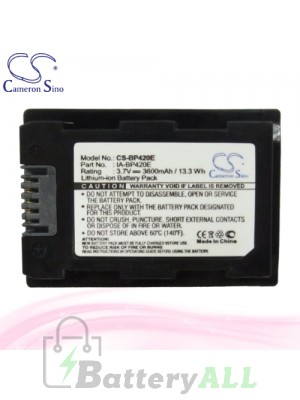 CS Battery for Samsung SMX-F44LN / SMX-F44RN / SMX-F44SN Battery 3600mah CA-BP420E