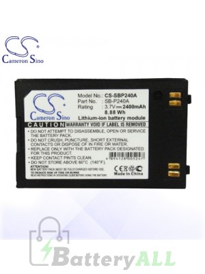 CS Battery for Samsung SC-MM10S / SC-X205L / SC-X205WL Battery 2400mah CA-SBP240A