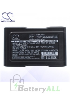 CS Battery for Sony BP-65H / BP-90 / BP-GL65 / BP-GL95 Battery 10400mah CA-BPL90MC