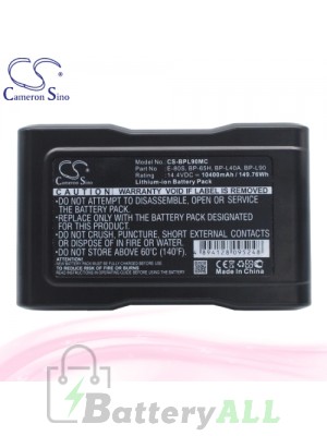 CS Battery for Sony BVM-D9H1A (Broadcast Monitors) Battery 10400mah CA-BPL90MC