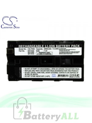 CS Battery for Sony CCD-TR913E / CCD-TR917 / CCD-TR918E Battery 2000mah CA-F550