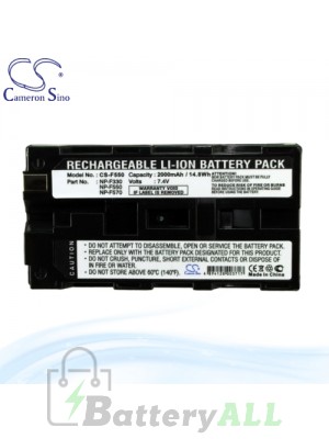 CS Battery for Sony CCD-TRV715 / CCD-TRV716 / CCD-TRV720 Battery 2000mah CA-F550