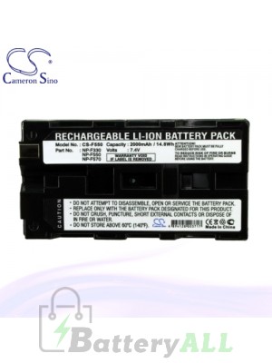 CS Battery for Sony Cyber-shot DSC-D770 / DCR-TR7000 Battery 2000mah CA-F550
