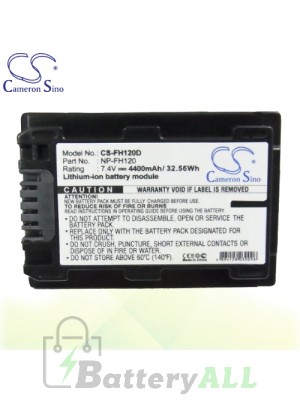 CS Battery for Sony DCR-HC17 / DCR-HC16 / DCR-HC18 Battery 4400mah CA-FH120D