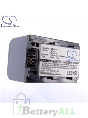 CS Battery for Sony DCR-DVD505E / DCR-DVD605E / DCR-DVD705E Battery 1360mah CA-FP70