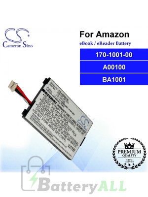 CS-ABD001SL For Amazon Ebook Battery Model 170-1001-00 / A00100 / BA1001