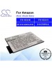 CS-ABD003SL For Amazon Ebook Battery Model 170-1032-00 / 170-1032-01 / GP-S10-346392-0100 / S11GTSF01A