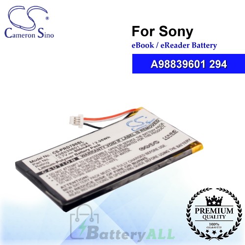 CS-PRD700SL For Sony Ebook Battery Model A98839601 294