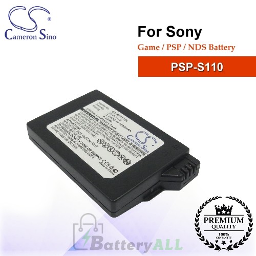 CS-SP112SL For Sony Game PSP NDS Battery Model PSP-S110