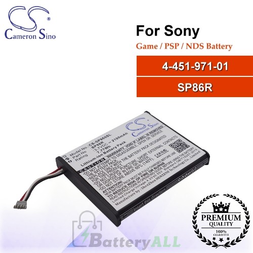CS-SP860SL For Sony Game PSP NDS Battery Model 4-451-971-01 / SP86R