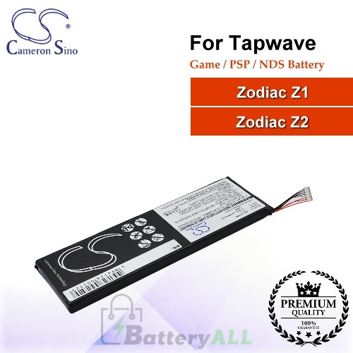 CS-TZ12SL For Tapwave Game PSP NDS Battery Zodiac Z1 / Zodiac Z2
