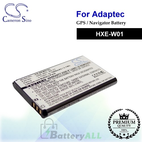 CS-XEW01SL For Adaptec GPS Battery Model HXE-W01