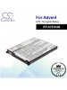 CS-ADV350SL For Advent GPS Battery Model PR-575164N