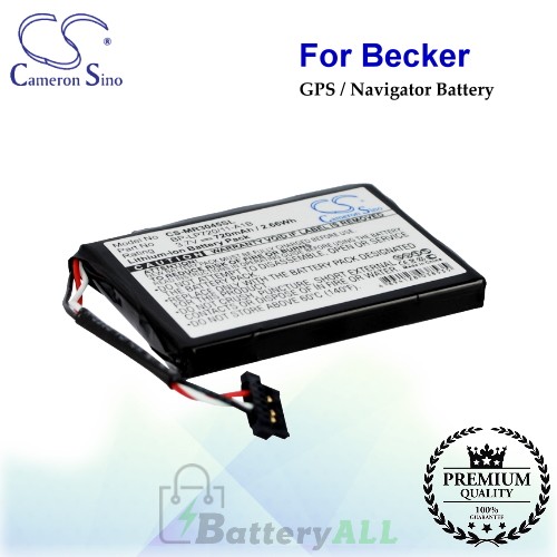 CS-MR3045SL For Becker GPS Battery Fit Model Active 43 Talk / Active 43 Traffic / Active 43 Transit
