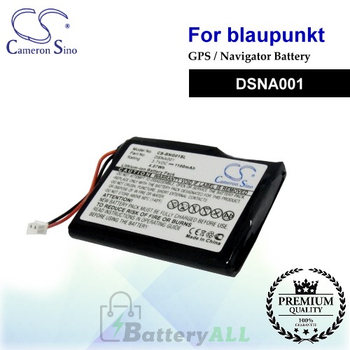 CS-BNG01SL For Blaupunkt GPS Battery Model DSNA001