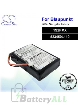 CS-BTP700SL For Blaupunkt GPS Battery Model 1S2PMX / 523450L110