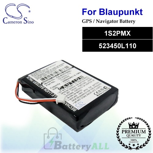 CS-BTP700SL For Blaupunkt GPS Battery Model 1S2PMX / 523450L110